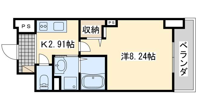 【間取り】 | メルベージュ岸