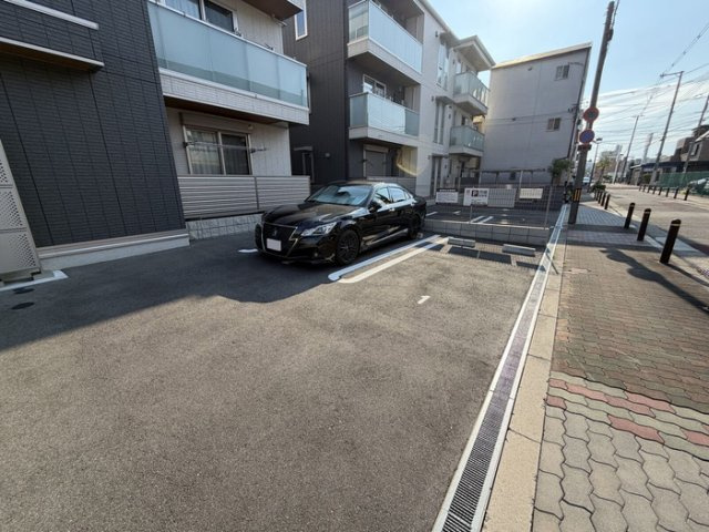 D－room今川　B棟の駐車場|D－room今川　B棟　駐車場