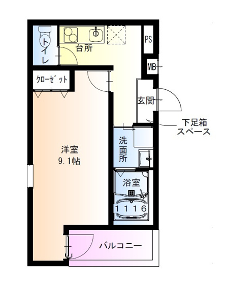 【間取り】 | フジパレス泉佐野駅西Ⅰ番館