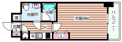 【間取り】 | アプリーレ京町堀