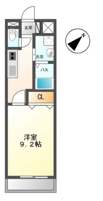 サード　ミノリの間取り