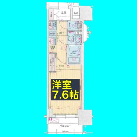 プレサンスTHE久屋大通レジェンドの間取り