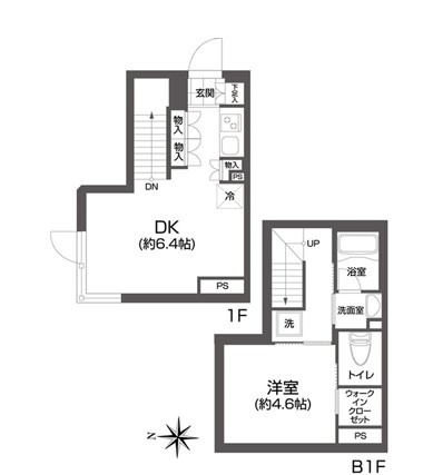 UVAS池袋の間取り