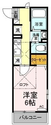 レセンテ山王　Ⅱの間取り|間取りです。