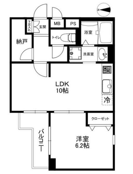 【間取り】 | フォルテ中野坂上