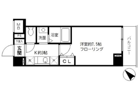 スカイパル・Ｙの間取り