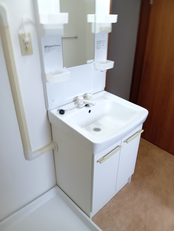 保谷コーポの独立洗面台