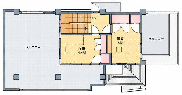 豊見城市饒波 中古戸建ての間取り