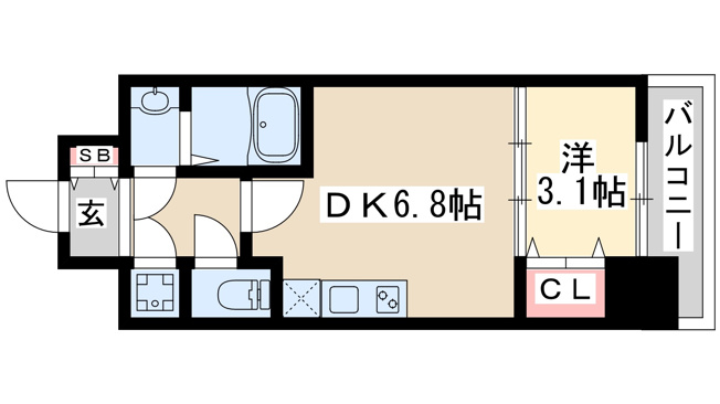 【間取り】 | アドバンス江坂ラシュレ