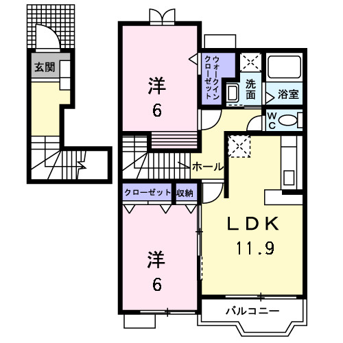 プリムローズＭＹＴ　Ⅱの間取り