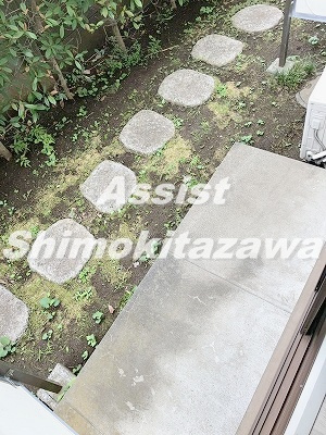 世田谷区代沢２丁目のアパートのバルコニー