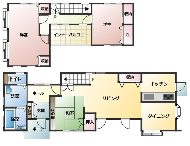 【間取り】 | 中央区黒髪5丁目