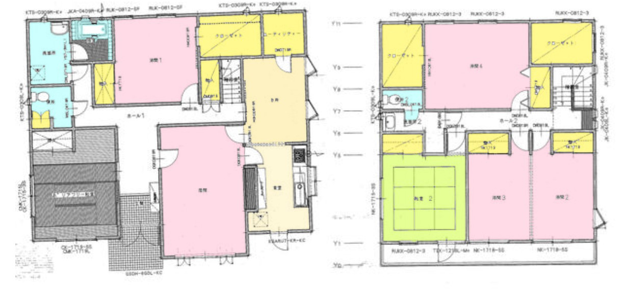 【中古戸建】伊勢崎市今泉町2丁目の間取り|■間取り図｜敷地面積：288.94（約87.4坪）　建物面積：192.94（約58.36坪）