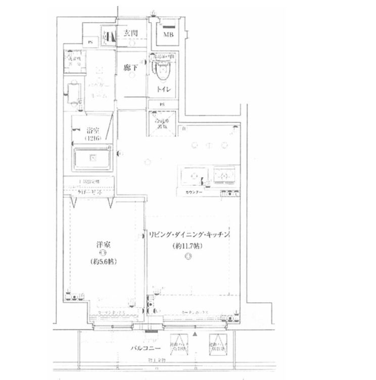 アヴニールイシ南千住の間取り