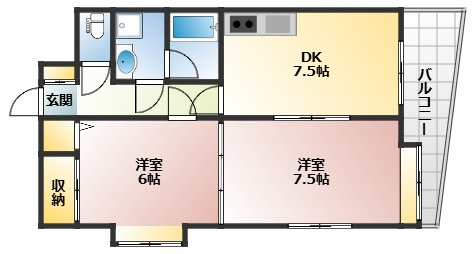 エトワール観音の間取り