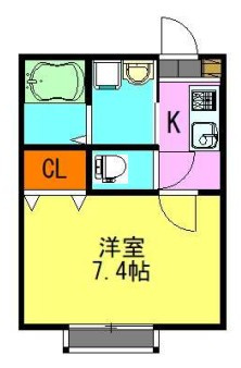 リヴェール寒川の間取り