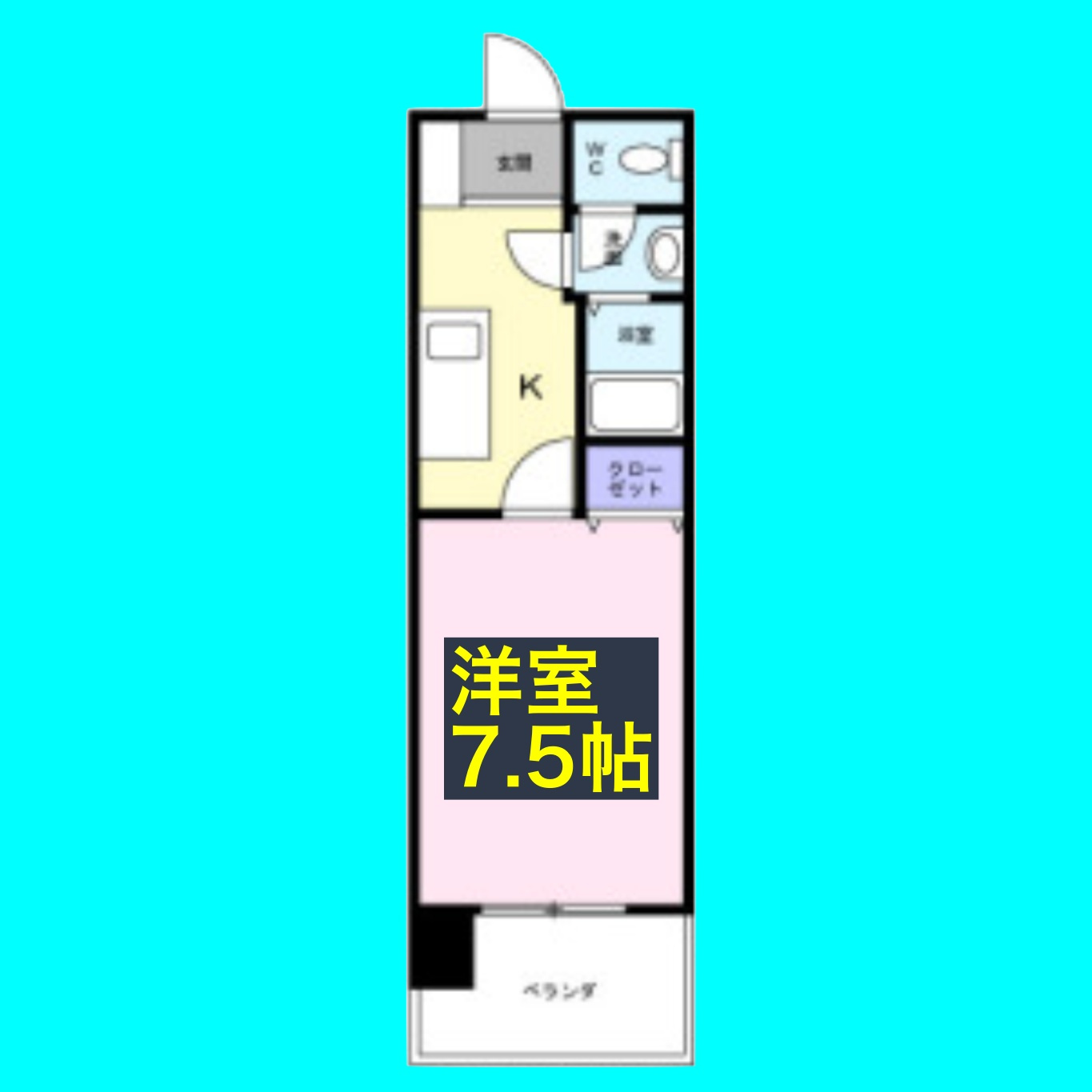 KDXレジデンス神宮前の間取り
