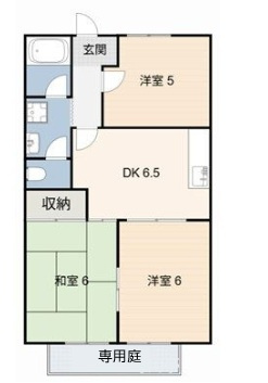 ﾊｲｽﾃｯﾌﾟ花田BCの間取り