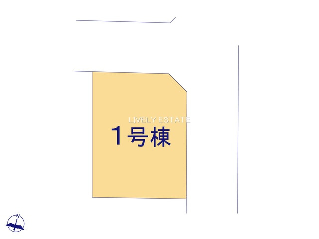 越谷市弥栄町2丁目 新築分譲住宅の区画図