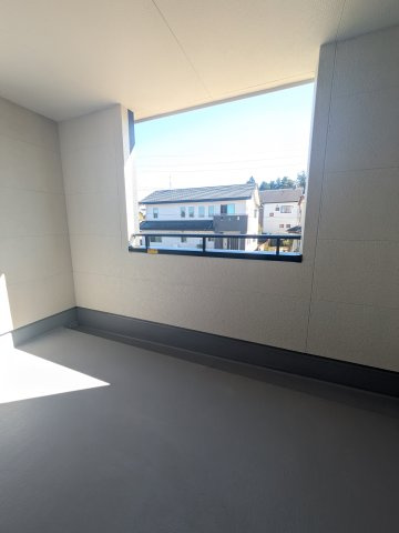 【常磐上湯長谷町第4】　デザイナーズ新築建売住宅　2号棟　新生活応援キャンペーン実施中！のバルコニー|◆バルコニーの写真です◆　
洗濯物から布団まで一度にたくさん干せて便利です♪
眺めのよいバルコニーで、あなただけのリラックスタイムを☆