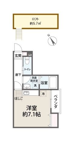 アフェット幕張Ⅲの間取り