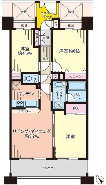 グランシティ東京イーストⅡの間取り
