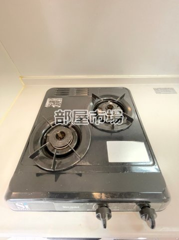 アイル秋葉原ノース弐番館のキッチン|2口コンロ