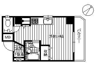 グリ－ンパ－ク山岸の間取り