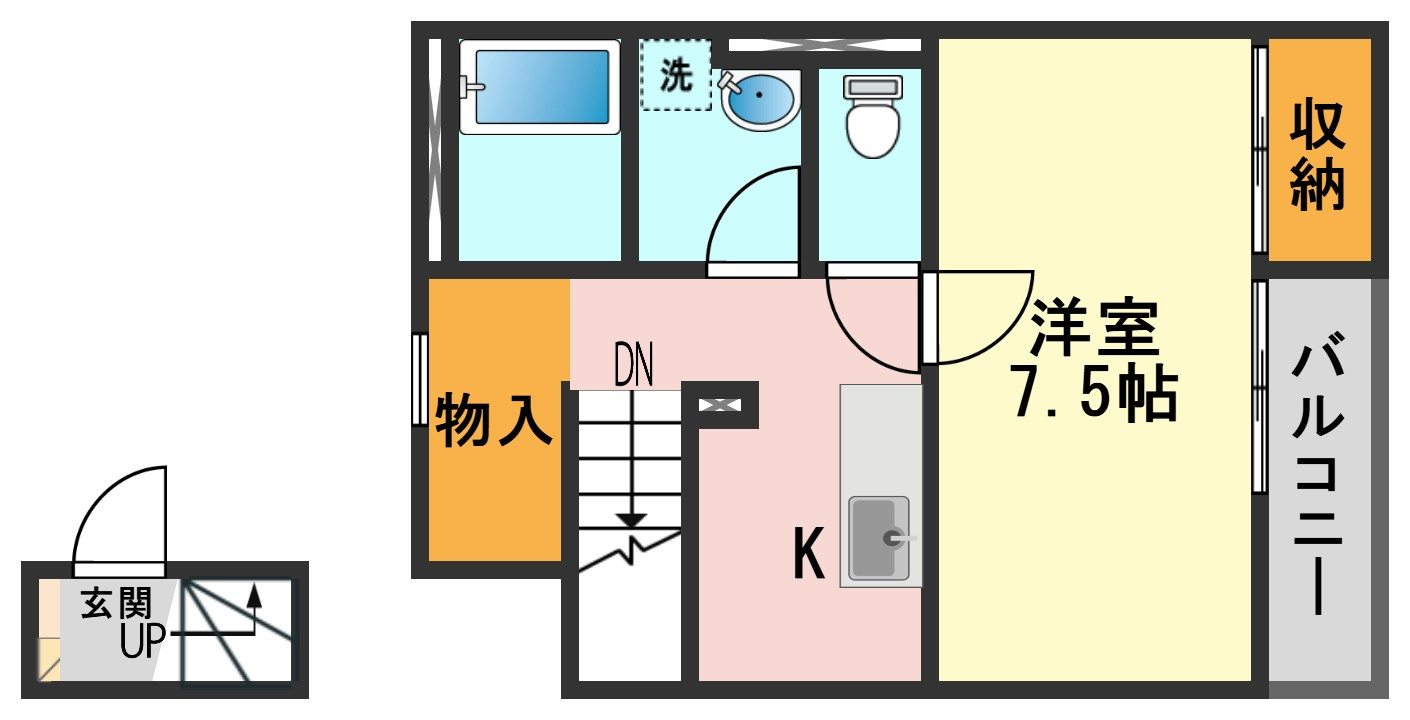 レオネクストモコプルの間取り