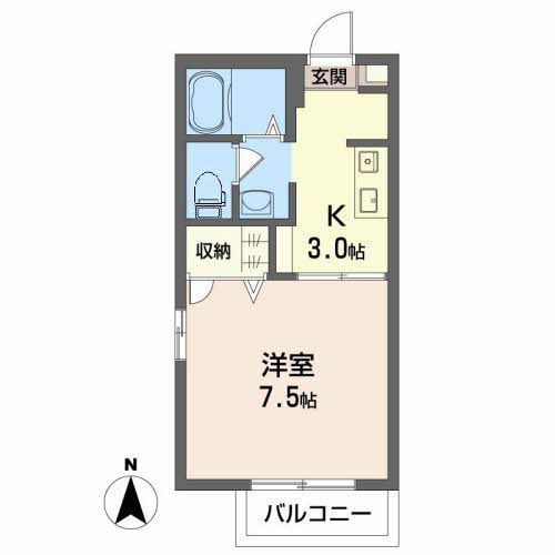 シャーメゾン・ソレイユ A棟の間取り