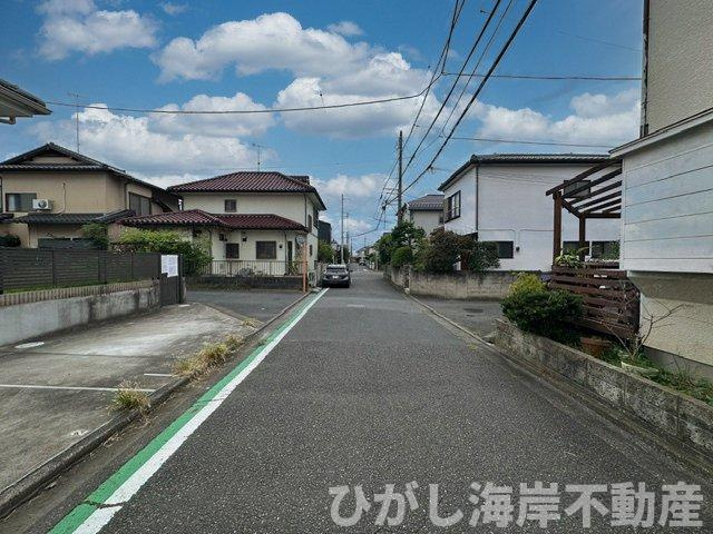 茅ヶ崎市室田２丁目　売地の前面道路含む現地写真|現地外観