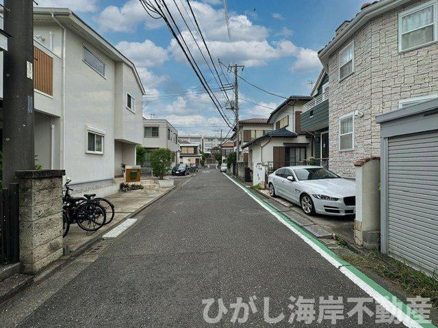 茅ヶ崎市室田２丁目　売地の前面道路含む現地写真|現地外観
