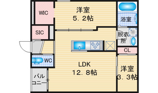 【間取り】 | REGALEST F 瓢箪山 | 略図の為、現状優先