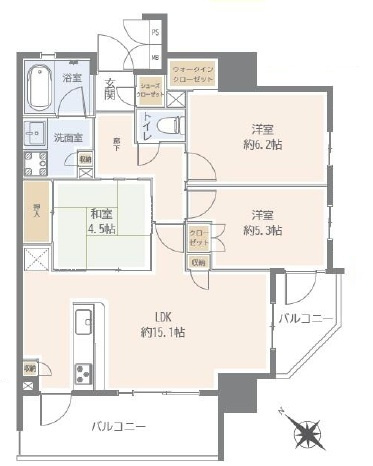 グランフォーレ竹ノ塚の間取り|ドキドキの新生活も、安心してスタート。ぴったりの住まいを見つけませんか？クランディアが一緒に住まい選びをサポートします‼　まずは、お気軽にお問合せください　＃クランディア