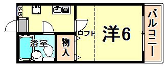 ヴィラ立花第2の間取り