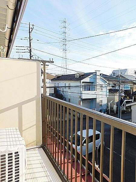 ハイツイマイのバルコニー