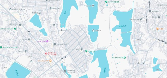 岸和田市上松町　新築一戸建ての地図