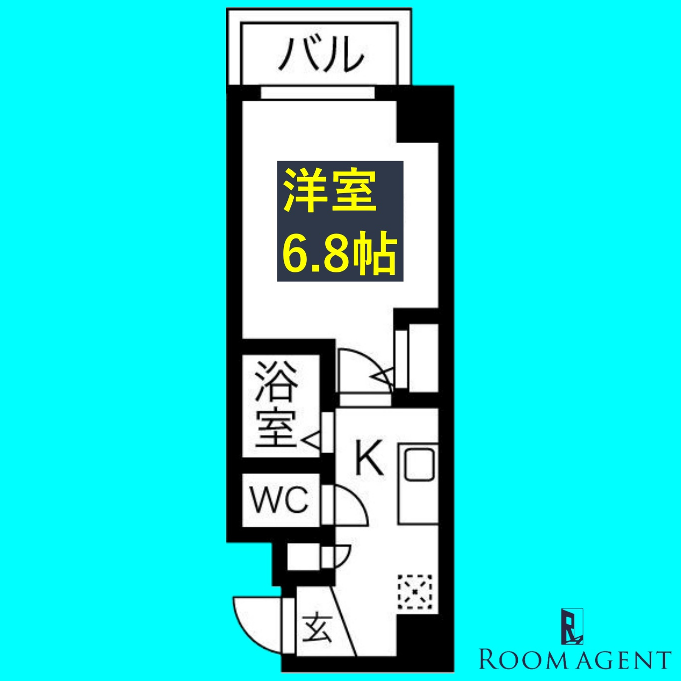 クレストステージ名駅の間取り