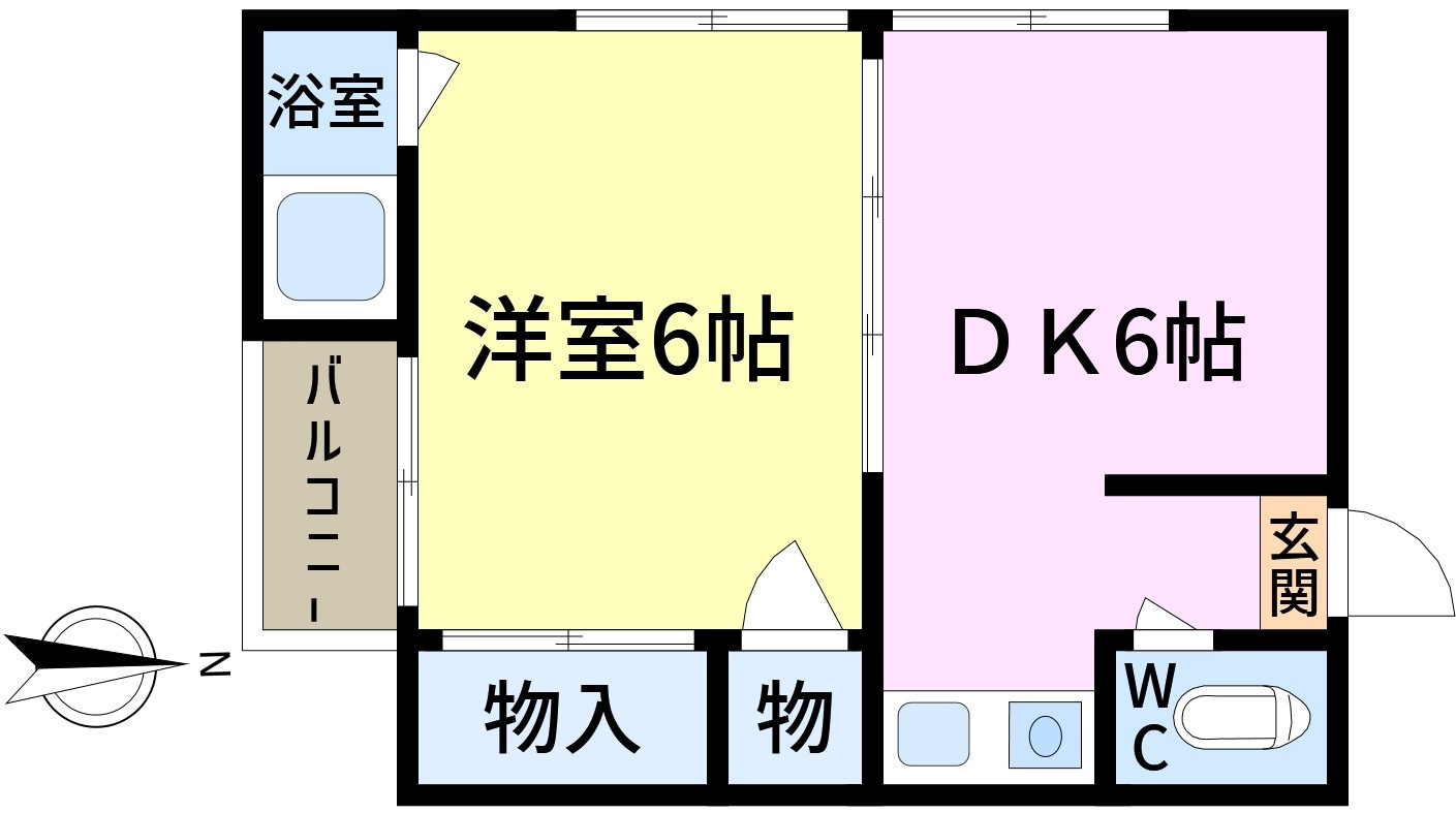 東海第6ハウスの間取り