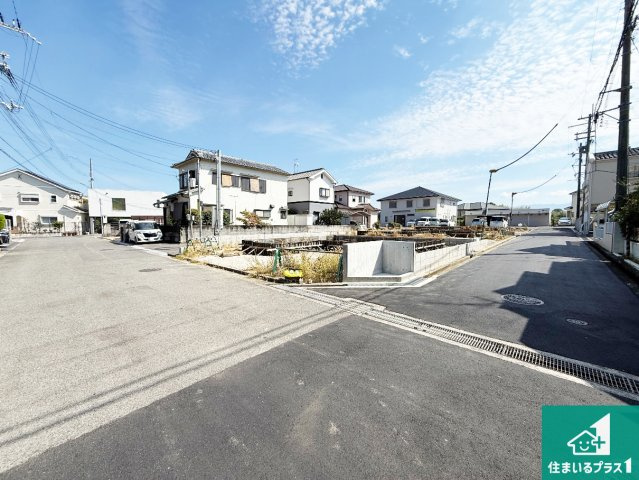 岸和田市上松町　新築一戸建ての外観|現在建築中！落ち着いた街並みで新生活を始めることが出来そう！周辺の物件も併せてご紹介させて頂きます！