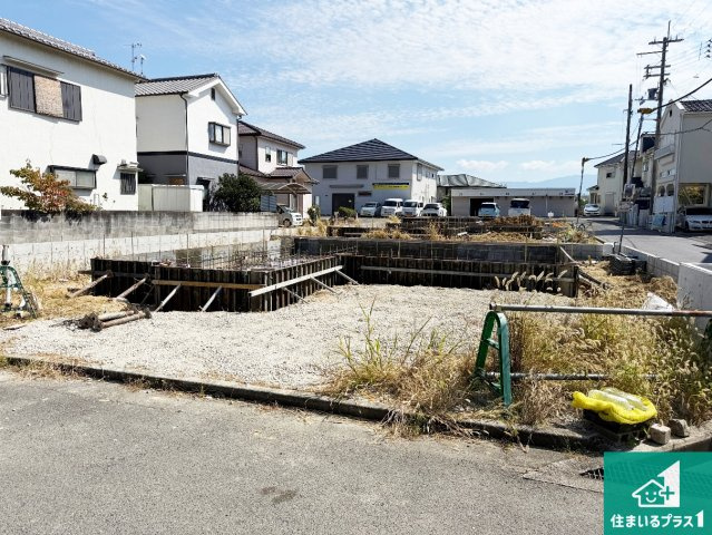 岸和田市上松町　新築一戸建ての外観|現在建築中！落ち着いた街並みで新生活を始めることが出来そう！周辺の物件も併せてご紹介させて頂きます！