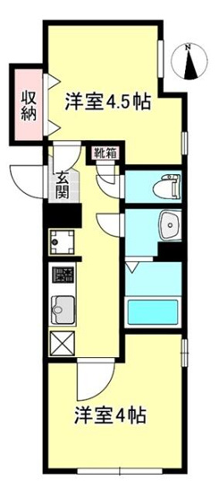 【間取り】 | ロータス平和島Ｗｅｓｔ
