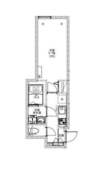 ＫＥＩＡＩ　ＲＥＳＩＤＥＮＣＥ　清瀬Ⅵの間取り