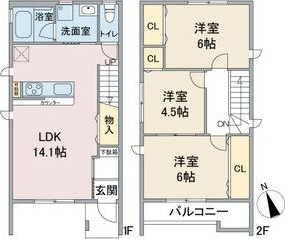 【間取り】 | エルフィー南川