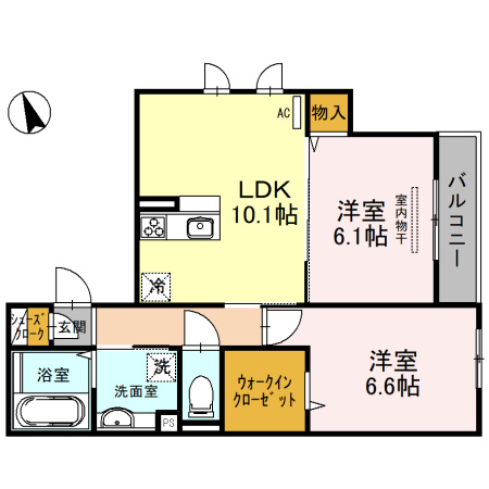 RayMaison住吉大社の間取り|RayMaison住吉大社　間取り