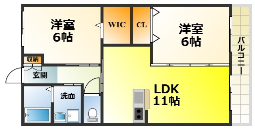 ノアージュⅠの間取り