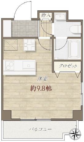 第3荒野ビルの間取り