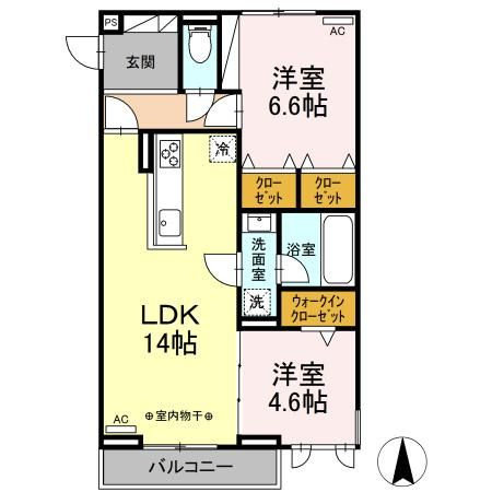 サンモンテの間取り