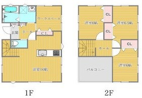 ヴェルデＢの間取り