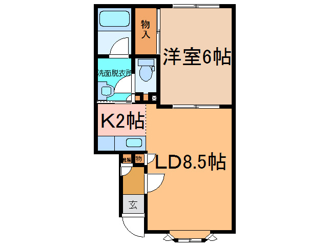 コーポ若葉の間取り